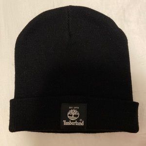 Black Timberland Beanie